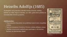 Презентация 'Latviešu literārās valodas izveide un attīstība 17.–18. gs.', 6.