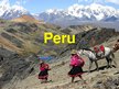 Презентация 'Peru', 1.
