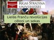 Презентация 'Lielās Franču revolūcijas cēloņi un sekas', 1.