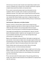 Эссе 'The benefits and challenges of online learning', 6.