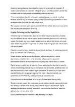 Эссе 'The benefits and challenges of online learning', 8.