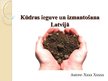 Презентация 'Kūdras ieguve un izmantošana Latvijā', 1.