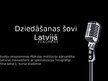 Презентация 'Kultūras fenomens. Dziedāšanas šovi Latvijā', 1.