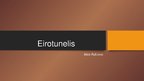 Презентация 'Eirotunelis', 1.