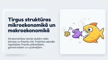 Презентация 'Tirgus struktūras mikroekonomikā un makroekonomikā', 1.