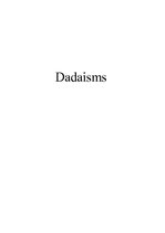 Реферат 'Dadaisms', 1.