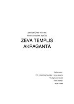 Презентация 'Zeva templis Akragantā', 1.