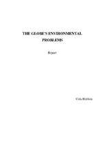 Реферат 'The Globe's Environmental Problems', 1.