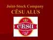 Презентация 'Joint-Stock Company "Cēsu alus"', 1.
