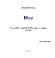 Реферат 'Prognozēšana uzņēmējdarbībā, etapi, principi un metodes', 1.