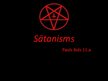 Презентация 'Sātanisms', 1.