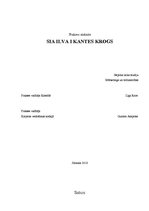 Отчёт по практике 'Kafejnīca "Kantes krogs"', 1.