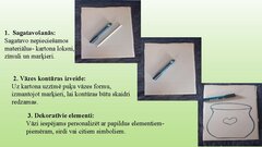 Презентация 'Darba plānas- Radošs uzdevums: Puķu vāzes izveide ar dabas materiāliem', 3.