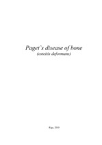 Реферат 'Paget`s Disease of Bone', 1.