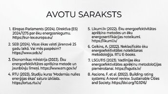Презентация 'Ēku energoefektivitātes aprēķins', 14.