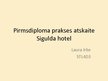Отчёт по практике 'Pirmsdiplomdarba prakses atskaite "Sigulda hotel"', 23.