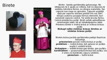 Презентация 'Romas katoļu baznīcas liturģiskie tērpi', 16.