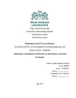 Конспект 'Regresijas vienādojuma koeficientu un ekstrēmuma atrašana', 1.