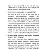Эссе 'Healthy Lifestyle', 2.