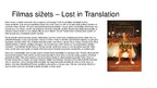 Презентация 'Filma par Tokiju - Lost in Translation', 3.