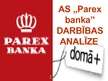 Презентация 'AS "Parex banka" darbības analīze', 1.