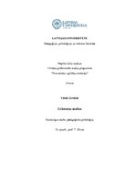 Эссе 'Pedagoģiskā psiholoģija', 1.