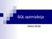 Реферат 'Oracle SQL optimizācija', 1.