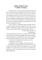 Конспект 'Stylistic Analysis for Story "A Matter of Timing"', 1.