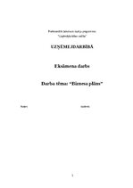 Бизнес план 'Biznesa plāns uzņēmējdarbībā', 1.