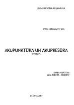 Реферат 'Akupunktūra un akupresūra', 1.