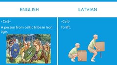 Презентация 'English-Latvian False Friends', 6.