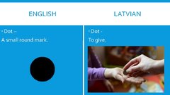 Презентация 'English-Latvian False Friends', 10.