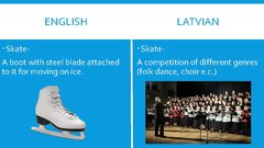 Презентация 'English-Latvian False Friends', 25.