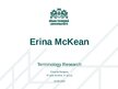 Презентация 'Erina McKean', 1.