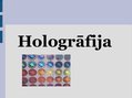 Презентация 'Hologrāfija', 1.