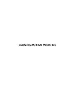 Образец документа 'Investigating the Boyle-Mariotte Law', 1.