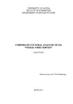 Реферат 'Corporate Cultural Analysis of Ltd. "Veolia vides serviss"', 1.