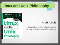 Презентация 'Linux and Unix Philosophy', 1.