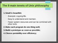 Презентация 'Linux and Unix Philosophy', 5.