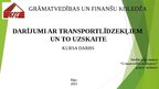 Презентация 'Darījumi ar transportlīdzekļiem un to uzskaite', 1.