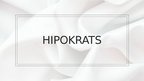 Презентация 'Hipokrats', 1.