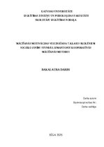 Дипломная 'Mācīšanās motivācijas veicināšana 7. klases skolēniem sociālo zinību stundās, iz', 1.
