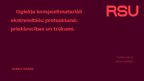 Реферат 'Oglekļa kompozītmateriāli ekstremitāšu protezēšanā: priekšrocības un trūkumi', 28.