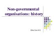 Презентация 'Non-Governmental Organizations: History', 1.