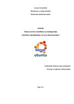 Презентация 'Ubuntu servera instalēšana un konfigurācija', 1.