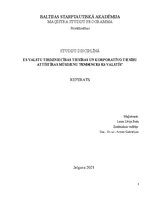 Реферат 'ES valstu tirdzniecības tiesības un korporatīvo tiesību attīstības mūsdienu tend', 1.