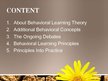 Презентация 'Behavioral Learning Theory', 2.