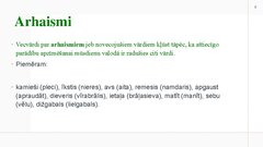 Презентация 'Vārdu krājuma vēsturiskais mainīgums', 8.