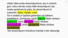 Презентация 'Vārdu krājuma vēsturiskais mainīgums', 15.