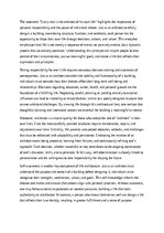 Эссе 'Designing One’s Destiny: The Architecture of Life', 1.